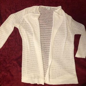 Liz Claiborne’s Women’s L white cardigan